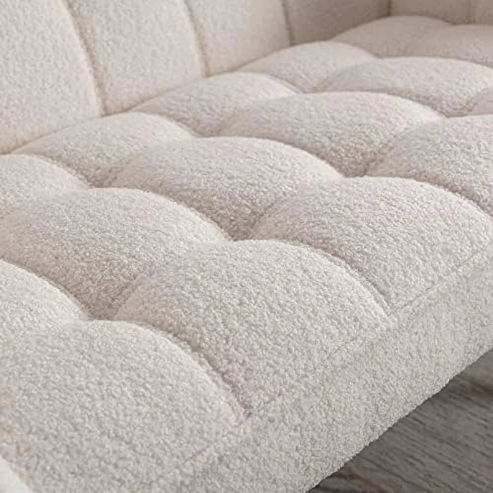 Sherpa Accent Chair with Ottoman Z33162