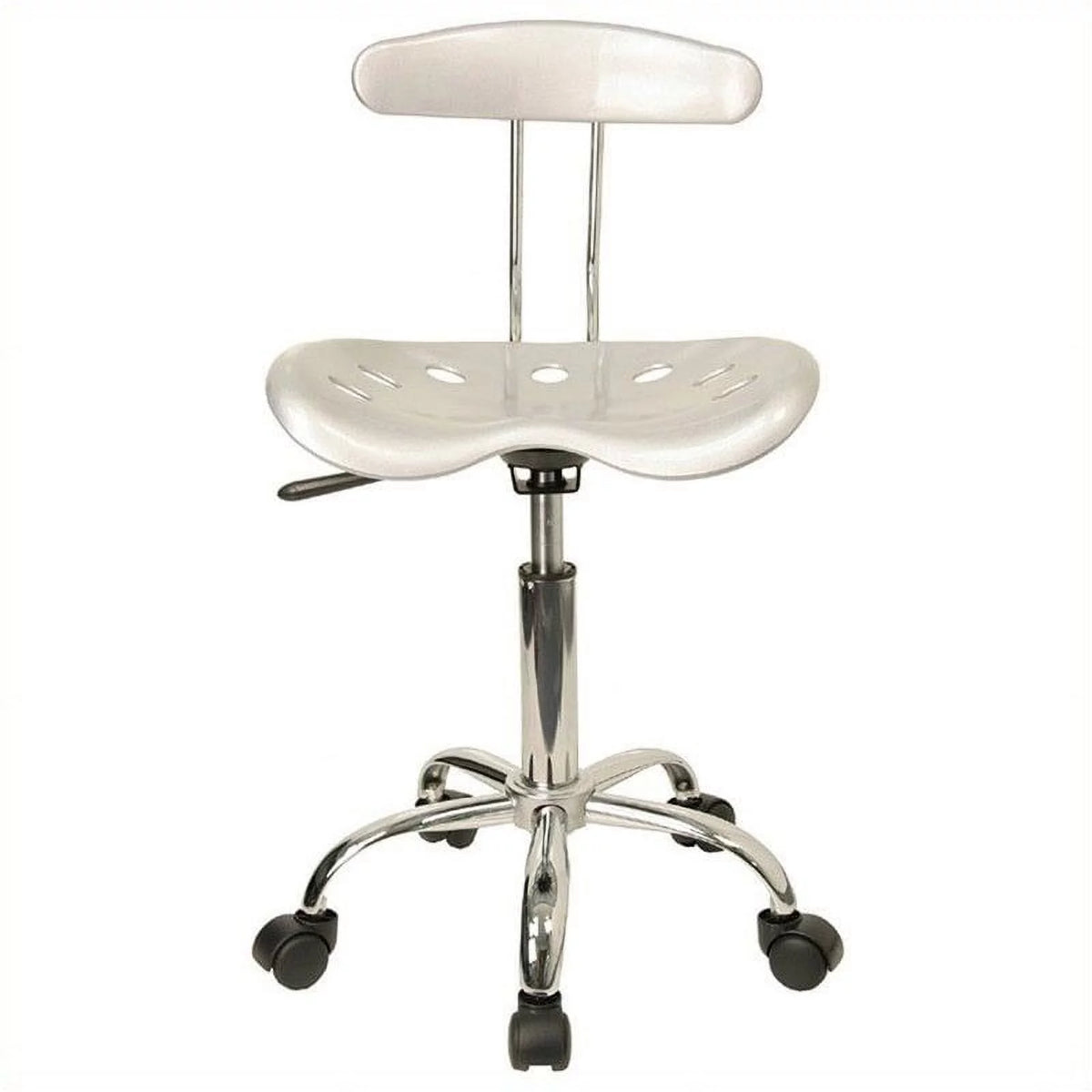 Silver and Chrome Swivel Chair X477902