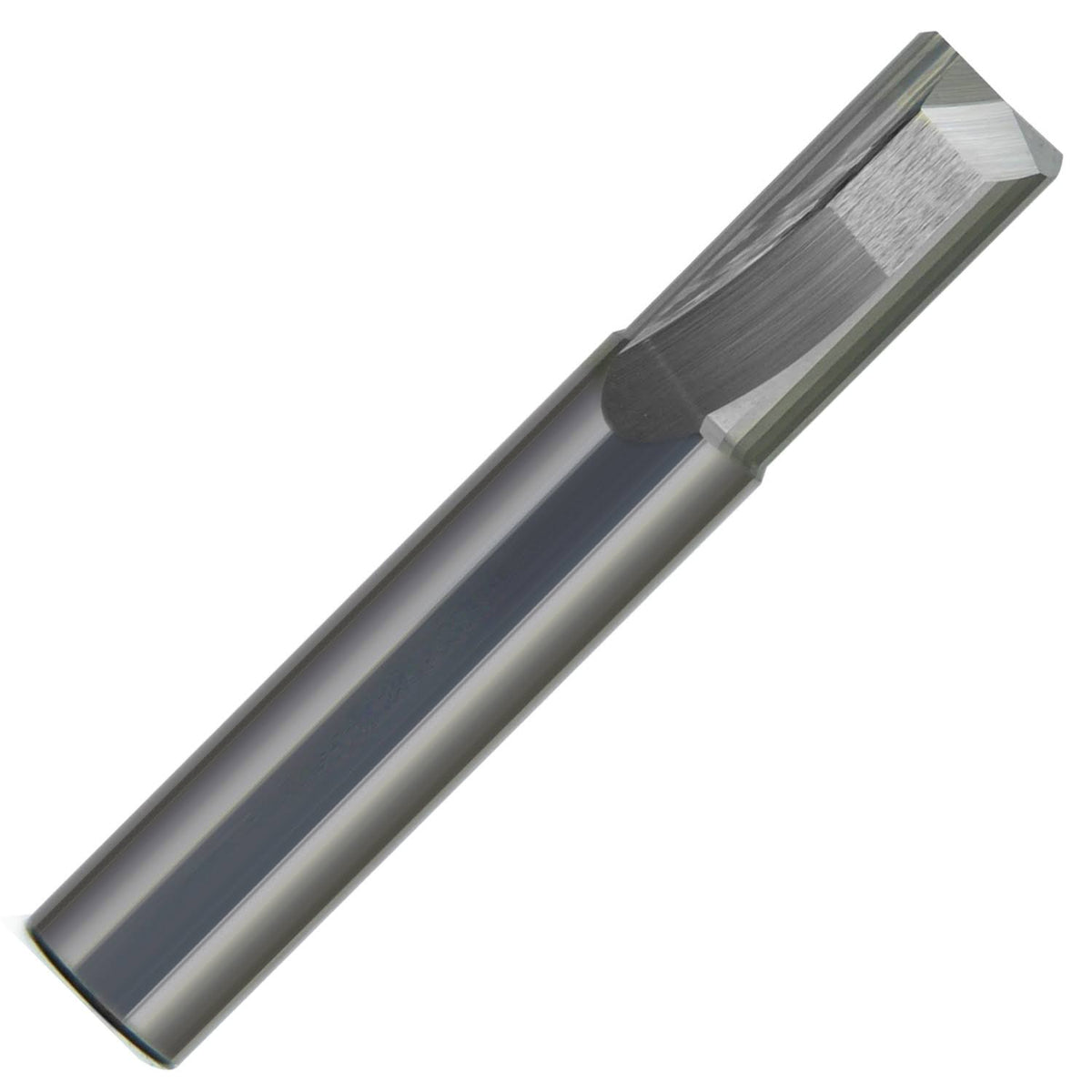 1/4x22 Diameter 2 Flute Single End Standard Length Straight Flute Bright Uncoated Carbide End Mill T703060