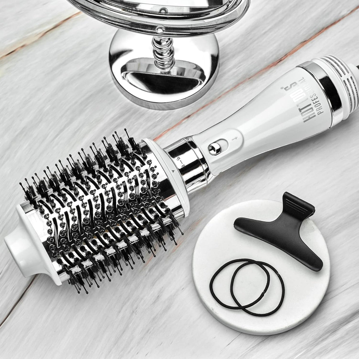 White Gold Detachable One Step Volumizer and Hair Dryer L417274