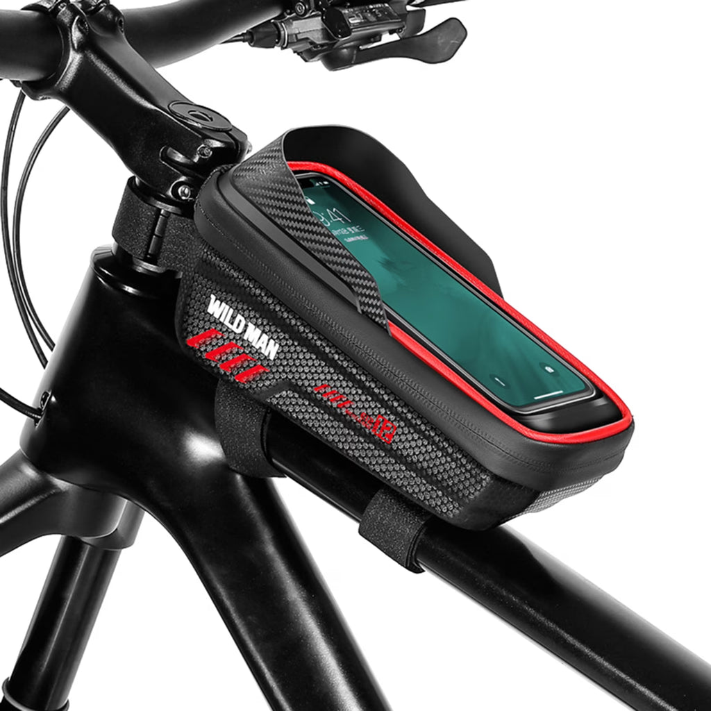 Waterproof Cycling Frame Bag with Touchscreen Phone Mount X7774