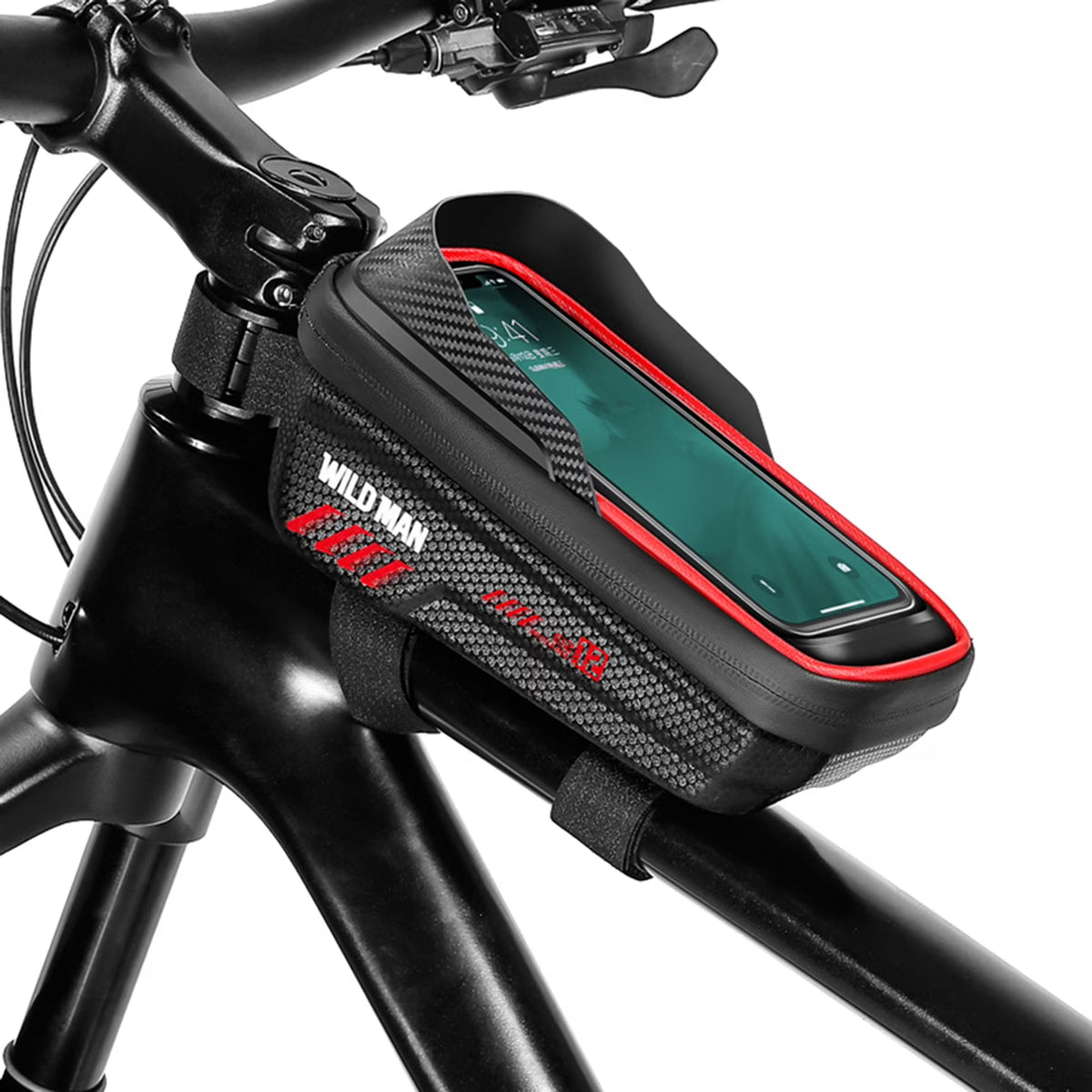 Waterproof Cycling Frame Bag with Touchscreen Phone Mount X7774
