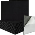16 Pack Self-adhesive Acoustic Absorption Panels (Shallow Camel) Q54985