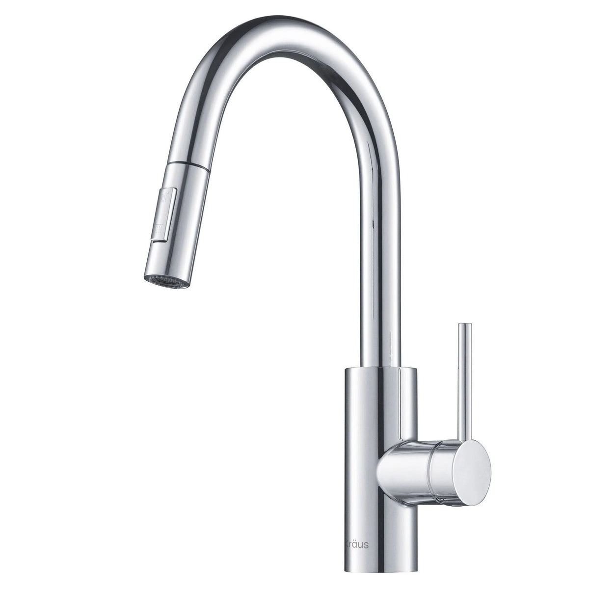 2-Function 1-Handle Pulldown Kitchen Faucet with Dispenser Faucet U416