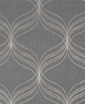 Optical Geo Grey Removable Wallpaper K551