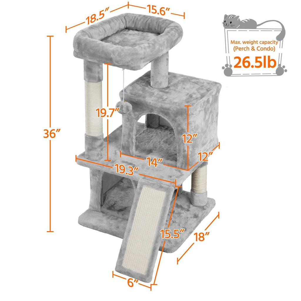 Cat Tree with 2 Condos X1648