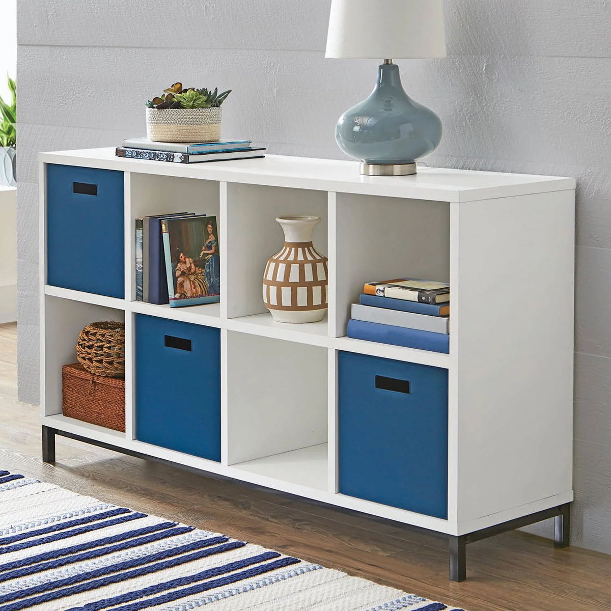8 Cube Organizer with Metal Base O5368