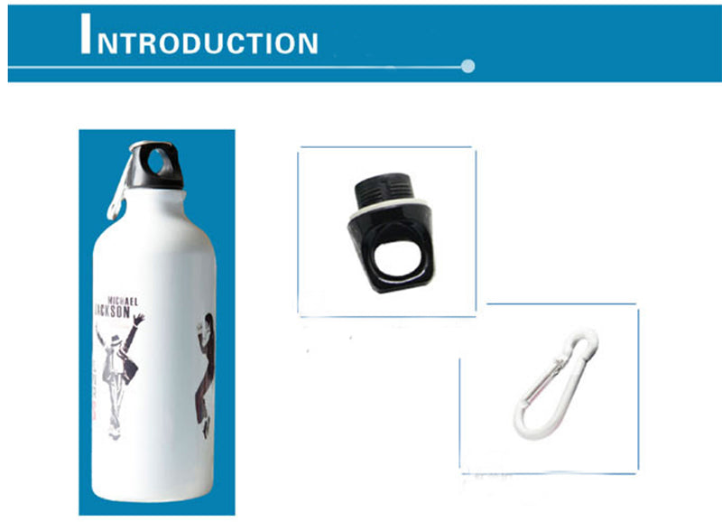 5pcs 600ml Blank Coated Sublimation Aluminium Water Bottle Y51310