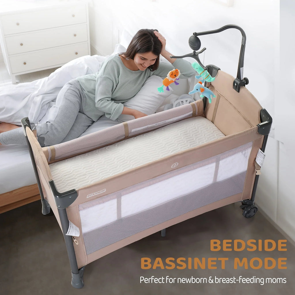 Folding Bedside Bassinet Co-Sleeper J412189