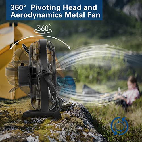 16 Inch Rechargeable Battery Operated Portable Floor Fan A762