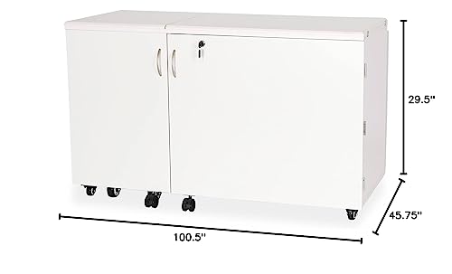 Ash White Sewing Cabinet F888316
