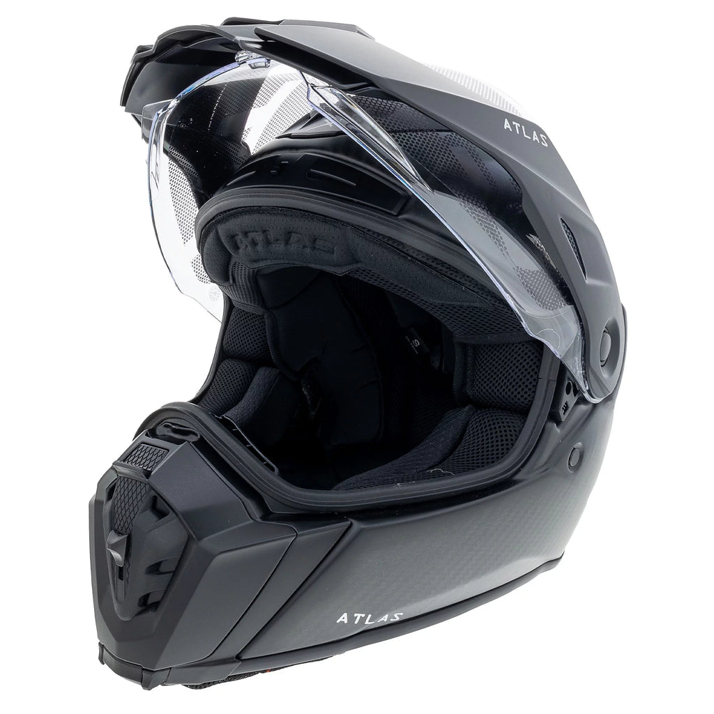 Matte Carbon Motorcycle Helmet W882