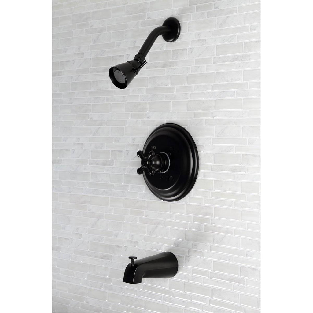 Matte Black Tub and Shower Faucet T260724