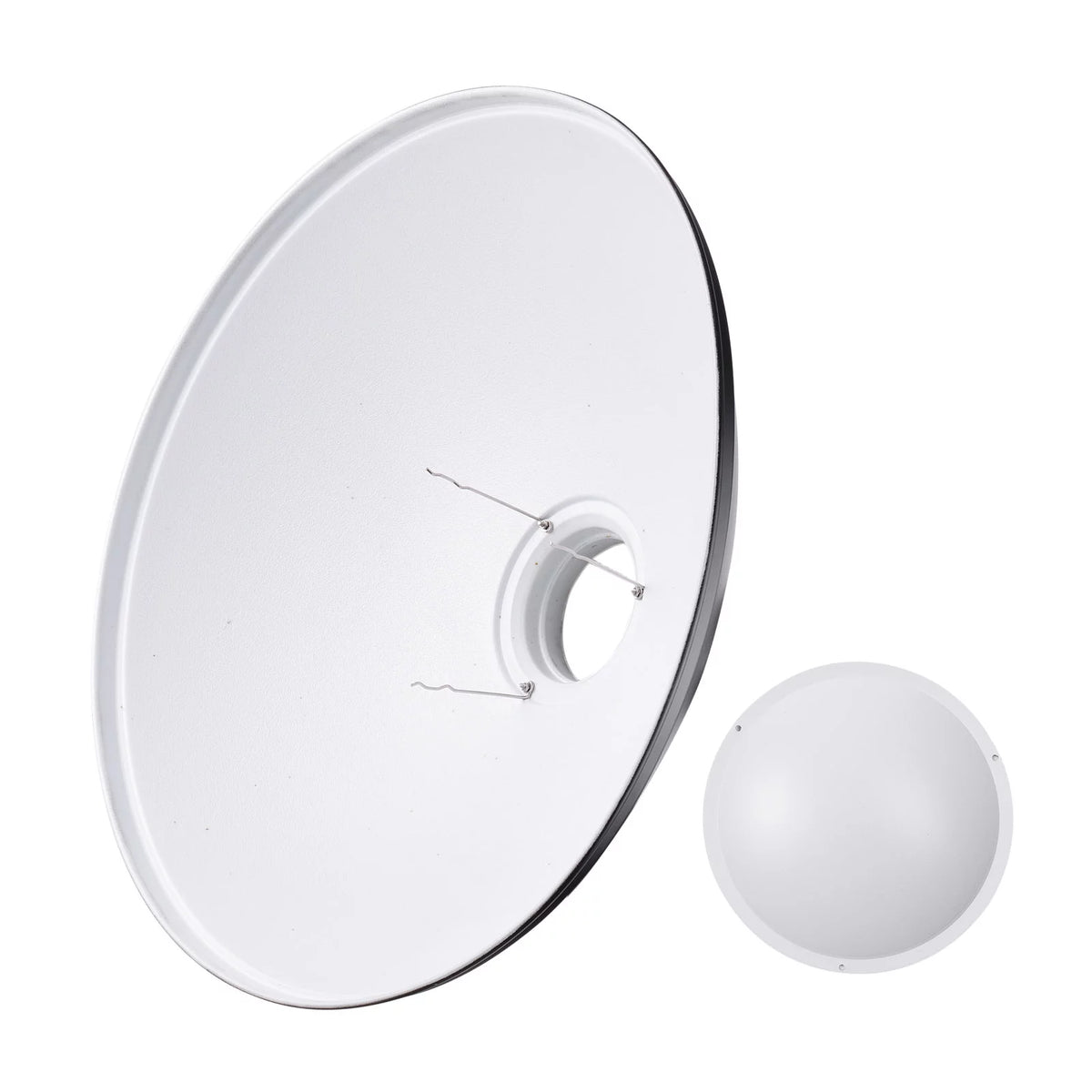 22 Inch Beauty Dish Reflector Diffuser with Honeycomb Soft Cloth W39058