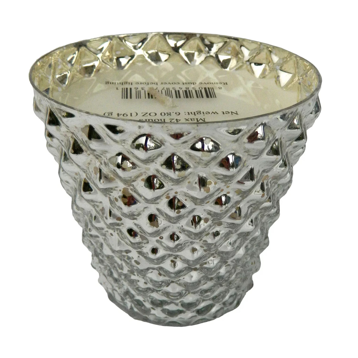 Mini Diamond Pattern Glass Soy Wax Candle V164