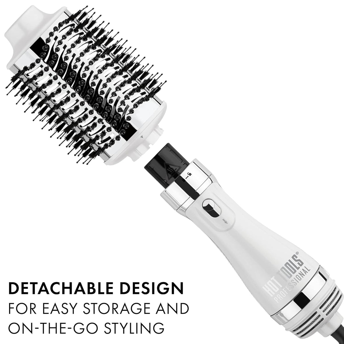 White Gold Detachable One Step Volumizer and Hair Dryer L417274
