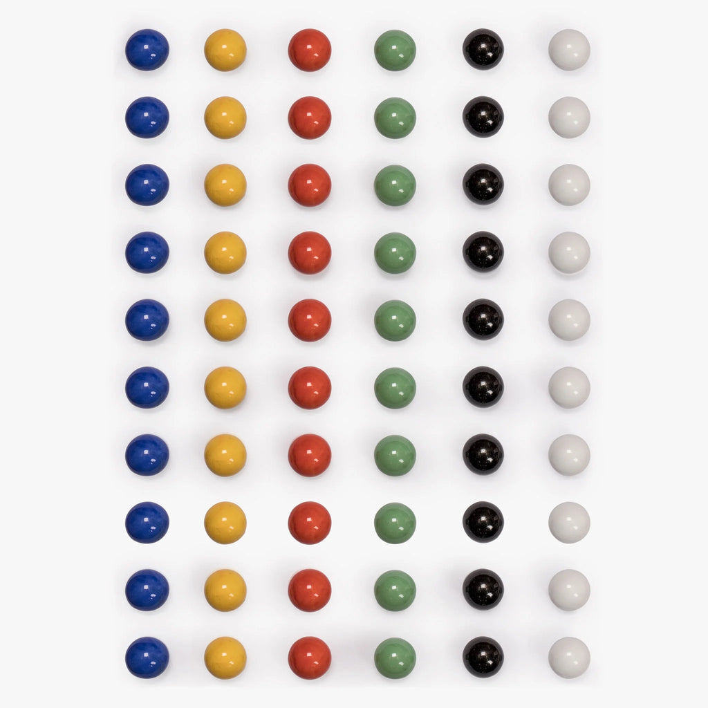 60 Pieces Chinese Checkers Glass Marbles Set S9739