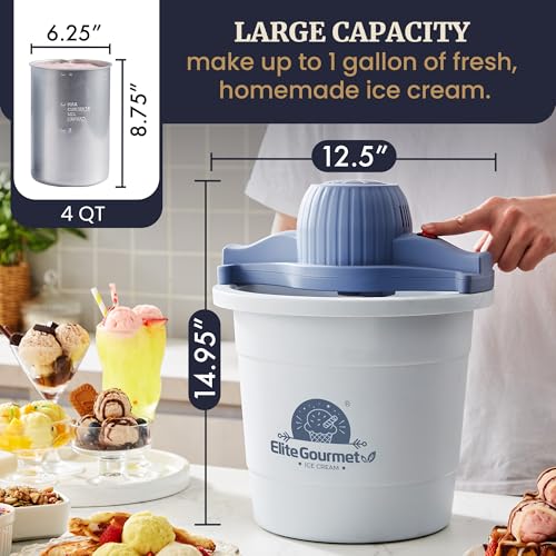 4Qt Electric Ice Cream Maker Y429