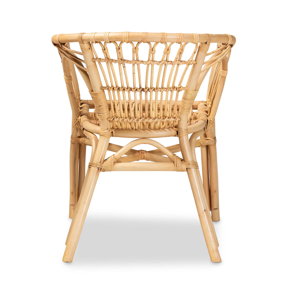Natural Brown Rattan Dining Chair N87218