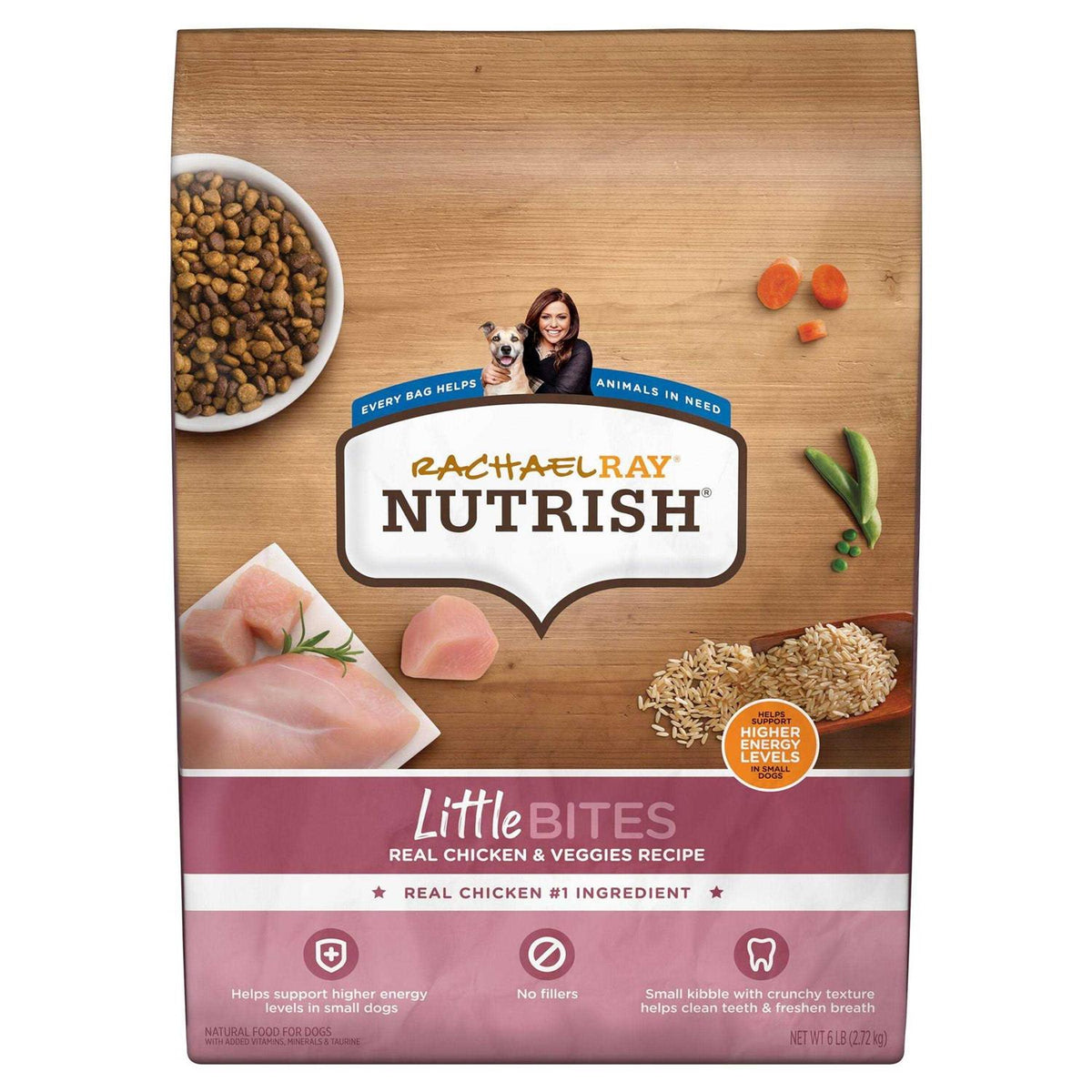 Real Chicken & Veggies Dry Dog Food V1129