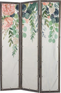 3-Panel Foldable Canvas Room Divider Screen 71'' Tall H407496