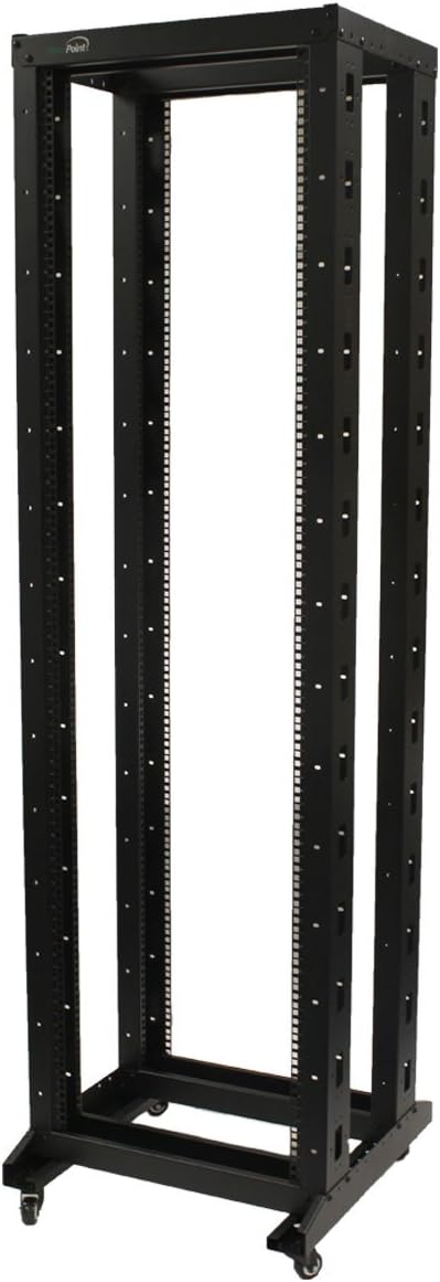 42U 4-Post Network Server Rack with Casters C587