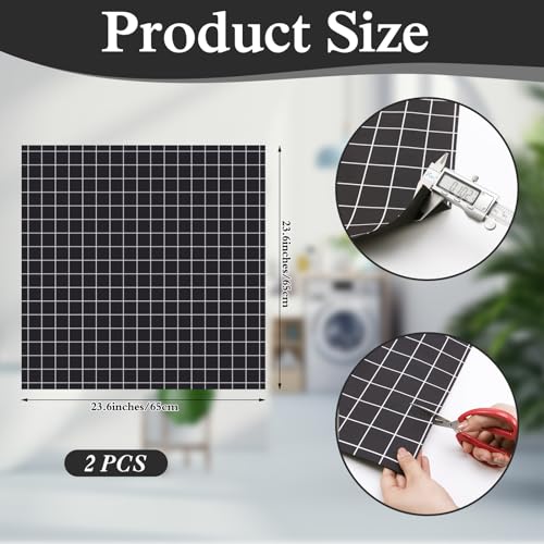 23.6 x 23.6 inches Anti-Slip Washing Machine Top Cover with Storage Bags L140