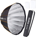 47 Inch Parabolic Softbox Bowens Mount with Diffuser and Carrying Bag Y9171