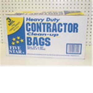 Plastic 7 Bushel Contractor Bags 100 Count B488892