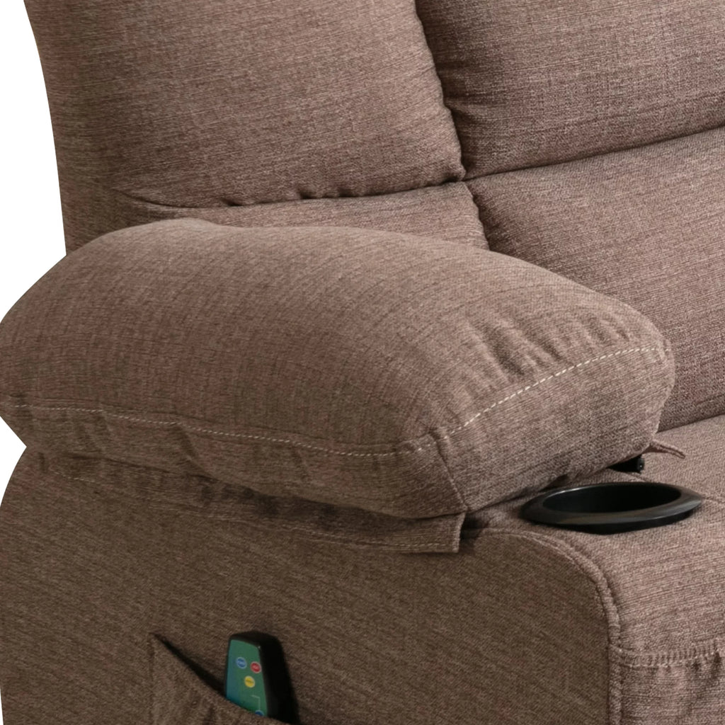Manual Rocking Recliner Chair with 2 cup holders F4546