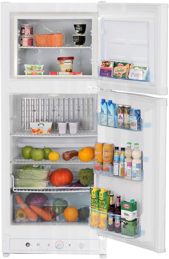 Propane Refrigerator with Freezer, 6.1 Cu.ft, White S1113