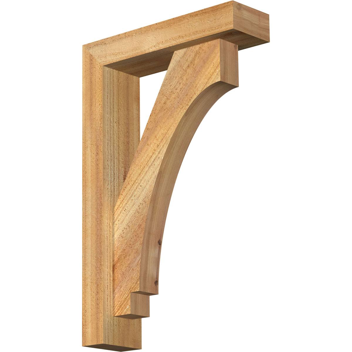 Rough Sawn Bracket with Offset Brace T10788