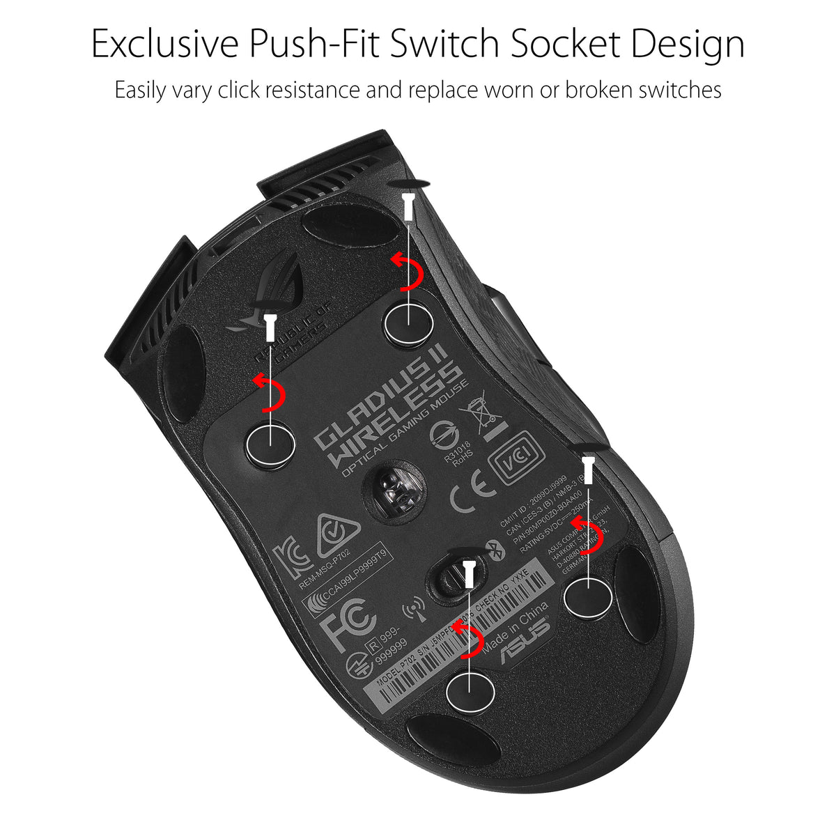 Wireless Optical Gaming Mouse L828691