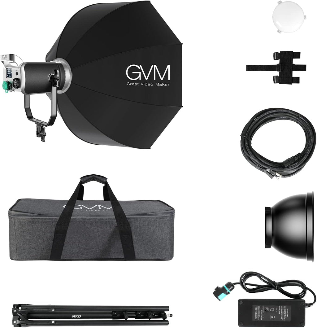 200W Bi-Color LED Video Light with Softbox P1577
