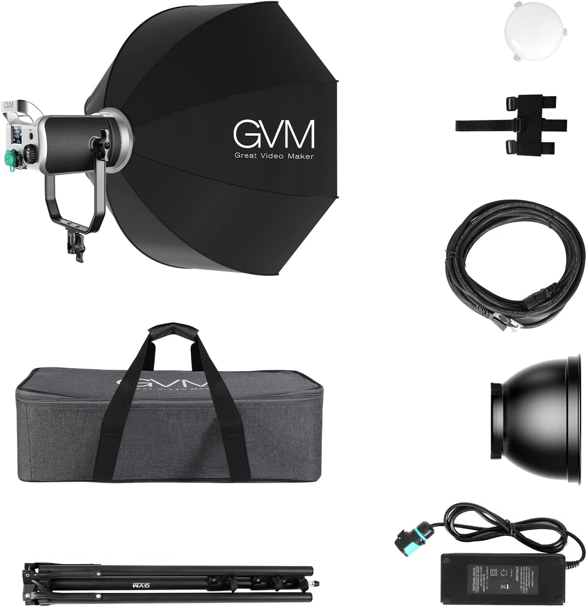 200W Bi-Color LED Video Light with Softbox P1577