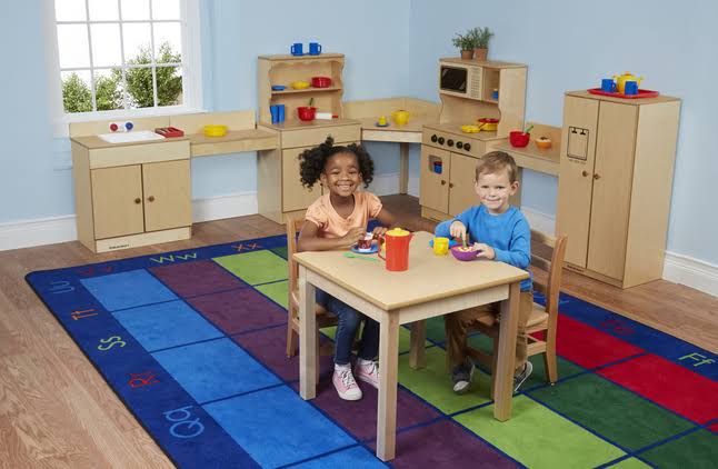 Square Laminate Top Wood Table K743197