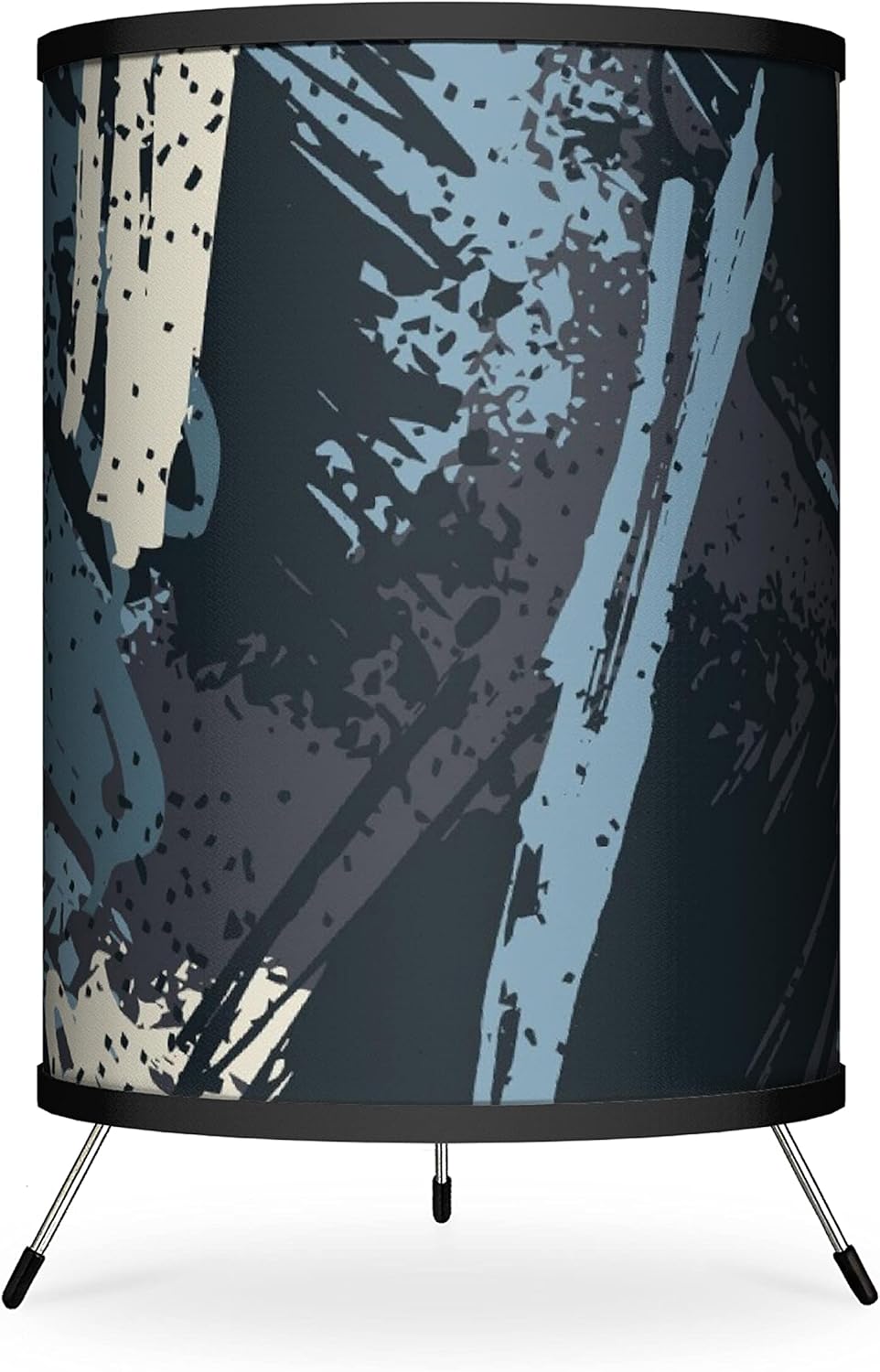Black Race Car Printed Tripod Table Lamp R2312