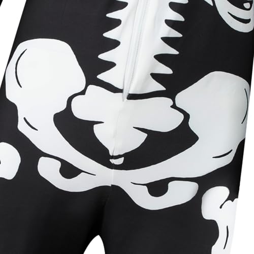 Unisex Skeleton Pumpkin Hooded Onesie A970