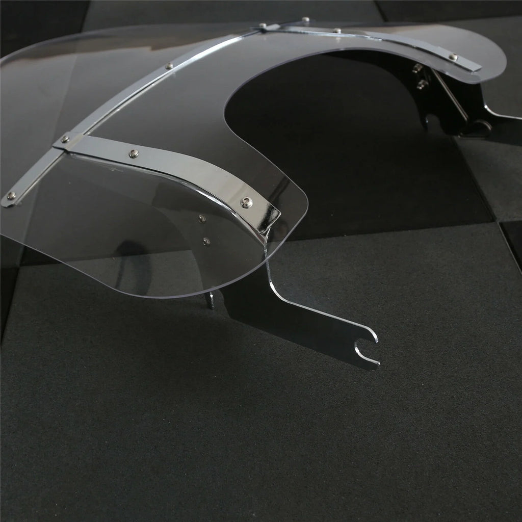 Clear Detachable Windshield Windscreen 28 Inch with Bracket Mounting P49659