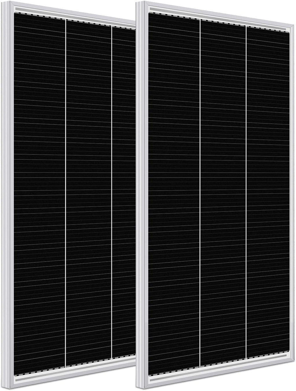 12 Volt 200 Watt Monocrystalline Solar Panel, 2 Pack of 12V 100W Y998