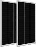 12 Volt 200 Watt Monocrystalline Solar Panel, 2 Pack of 12V 100W Y998