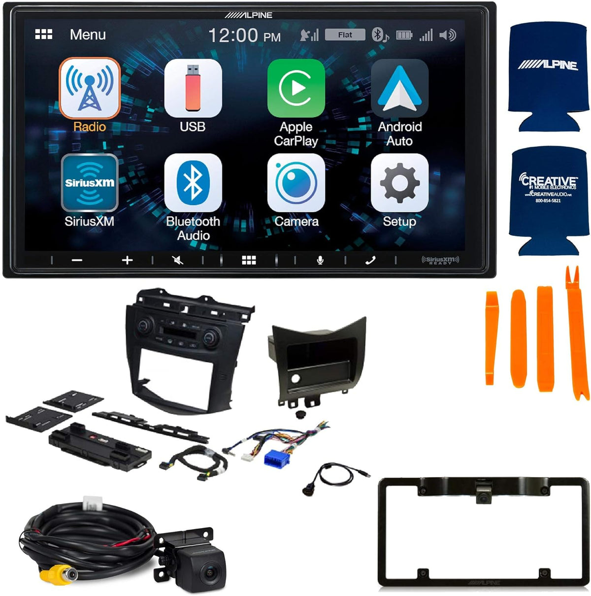 7-Inch Receiver with Back up Camera and License Plate Frame P510