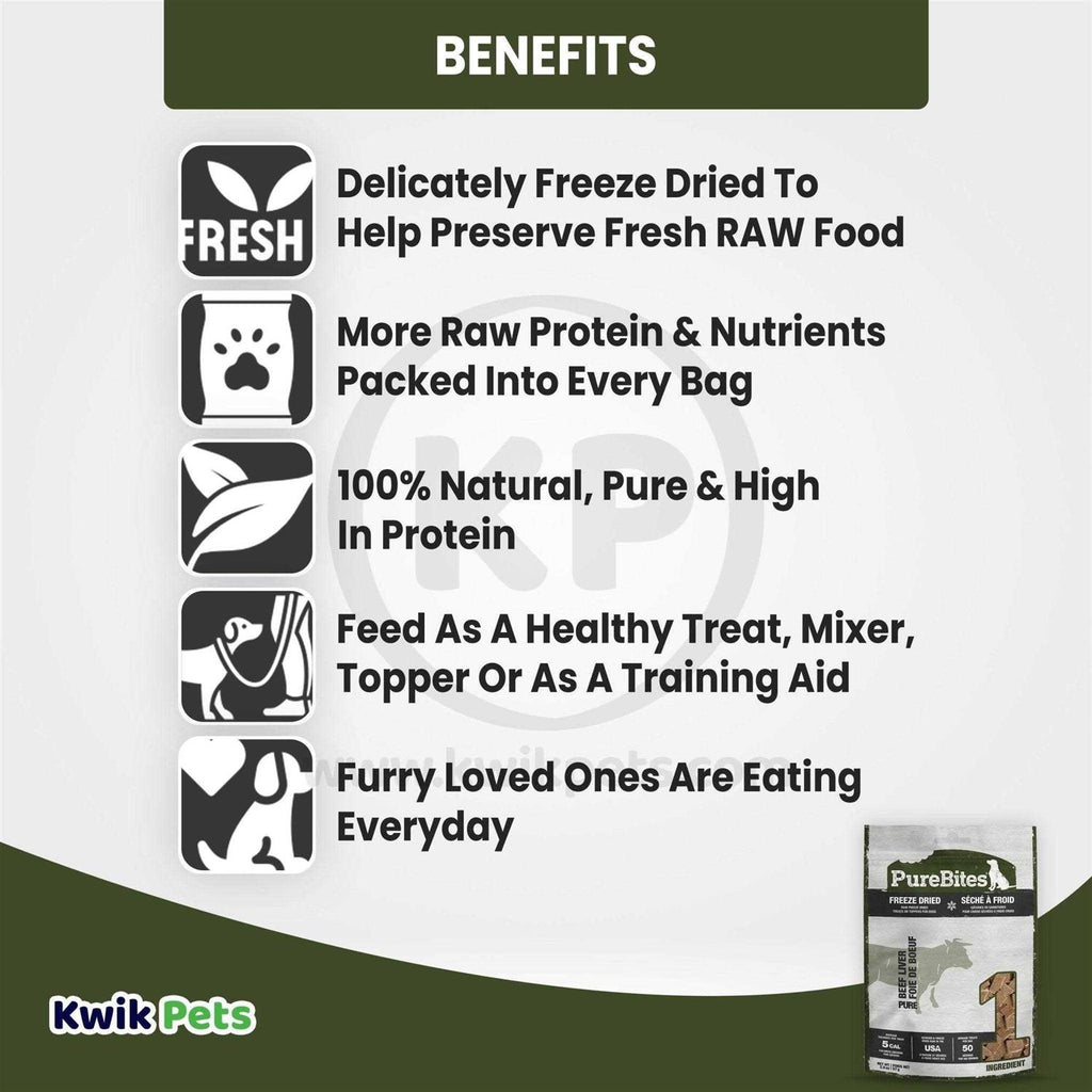 Beef Liver Freeze Dried Dog Treats K92188