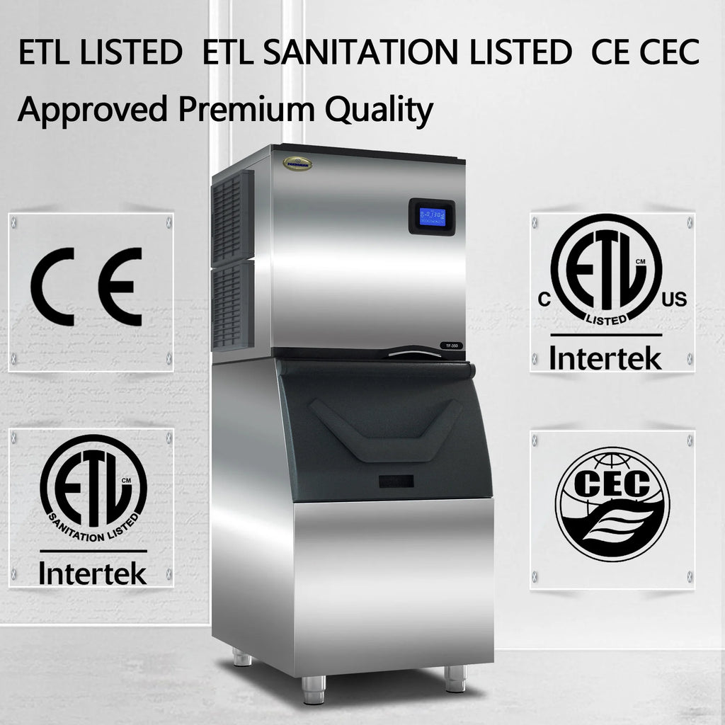 Commercial Ice Maker Machine with Stainless Steel Compressor H46204