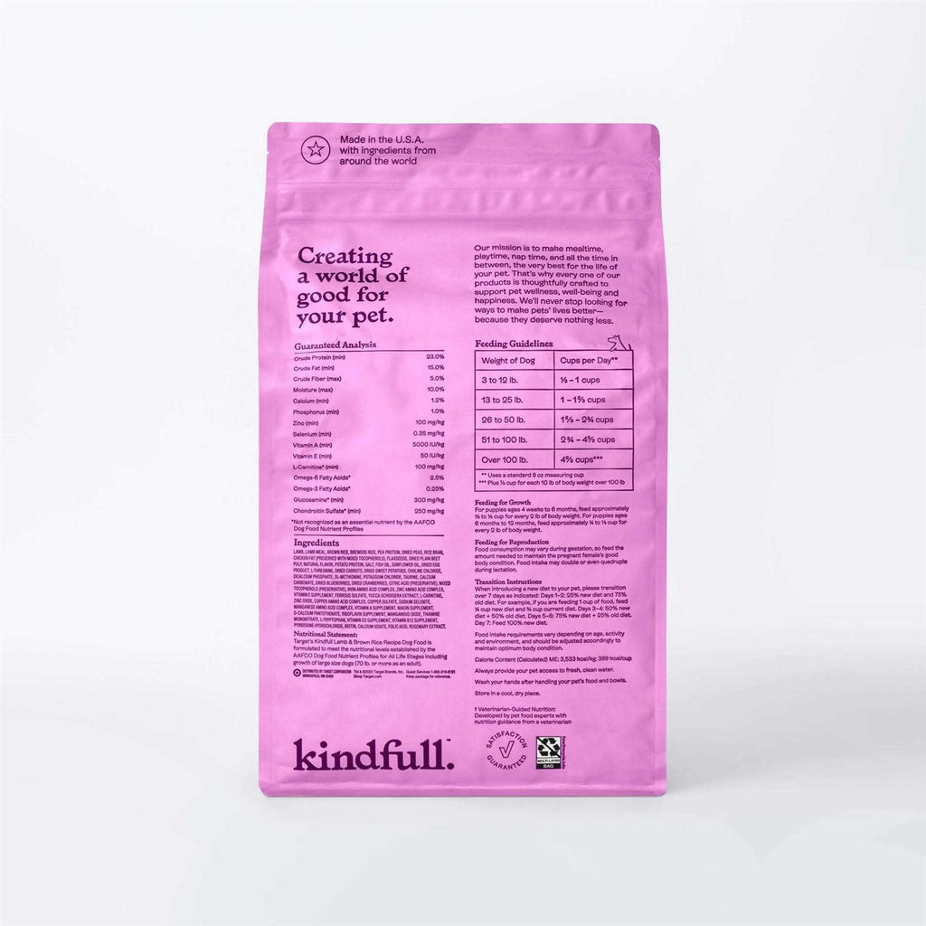 Lamb & Brown Rice Recipe Dry Dog Food Z5856