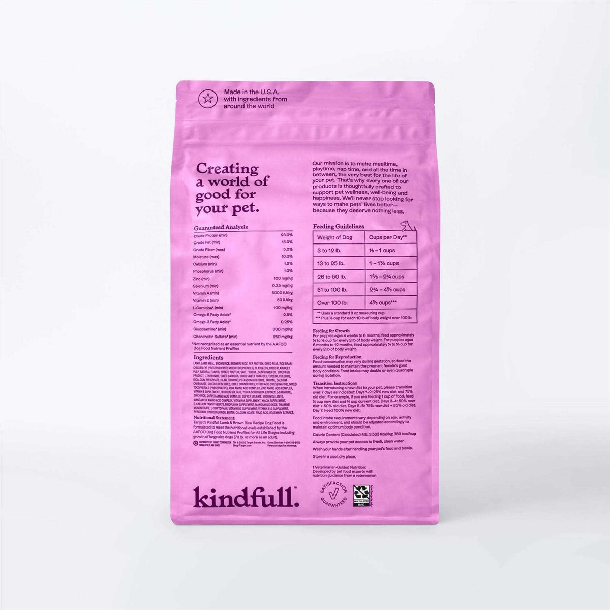 Lamb & Brown Rice Recipe Dry Dog Food Z5856