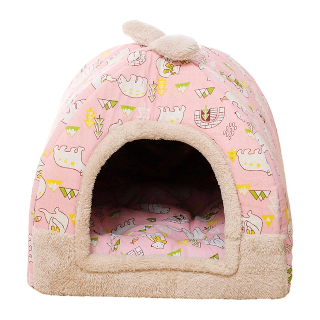 Pink Cat Bed with Inner Cushion H69711