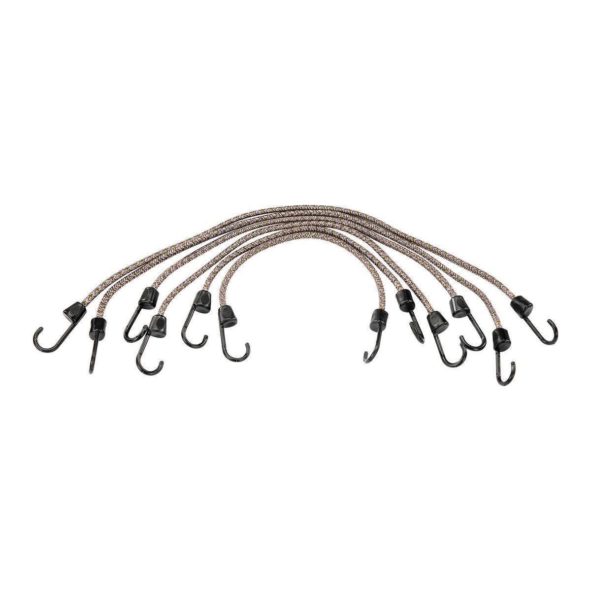 Camouflage Elastic Stretch Cords, 6 Piece O35245