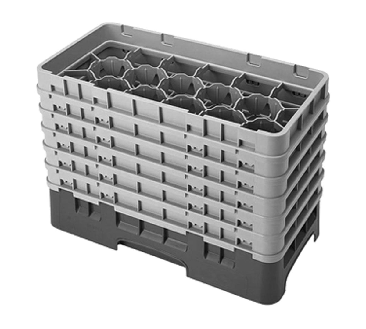 Glass Rack - 17 Compartments - 6 Extenders E70254