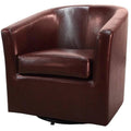 Saddle Brown Barrel Chair G797